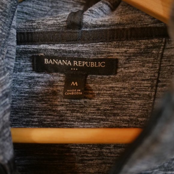 Banana Republic - Grey Athletic Hoodie M/M - Picture 3 of 4